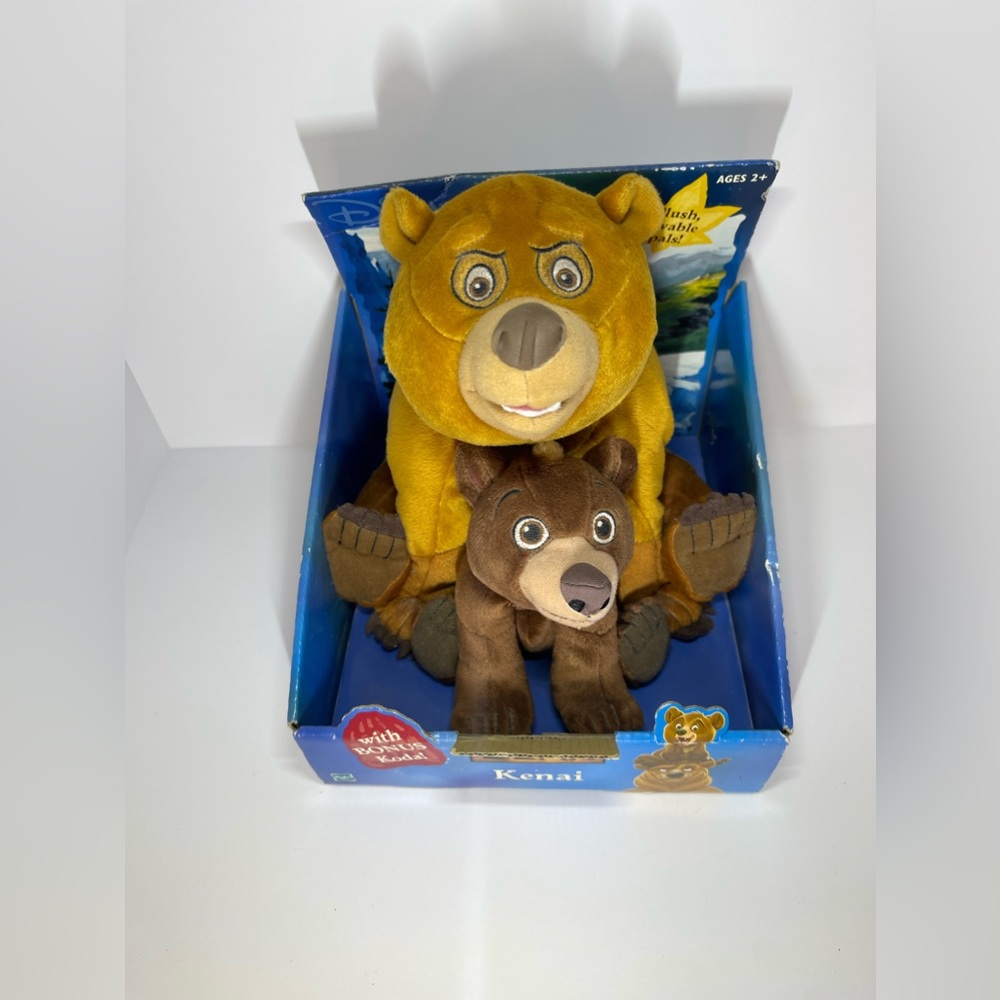 Disney Brother Bear Kenai & Koda Plush Hasbro 2003